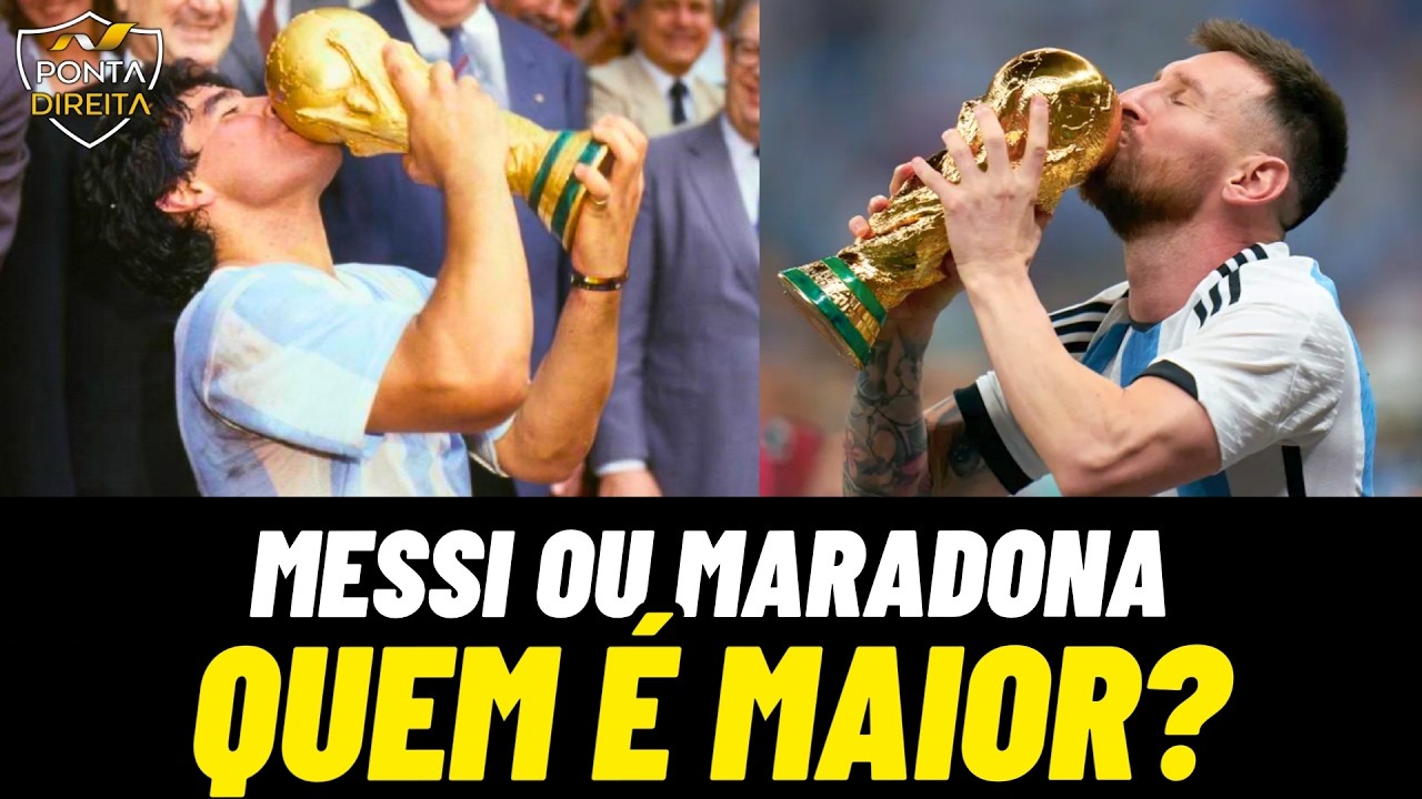 Messi ou Maradona: quem é o maior jogador da história da Seleção da Argentina?