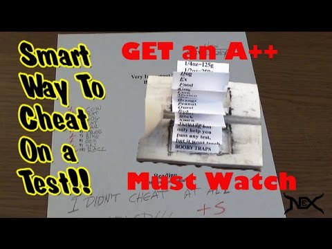 how to cheat in a test