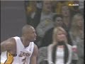 lakers vs kings 11/23/08 kobe bryant 24 points. sick baseline tomahawk dunk !! great block !!