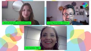 Videoconferência sobre o programa Educação Conectada
