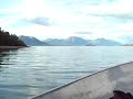 Evening departure from  Hardenburg Bay in Port Alsworth