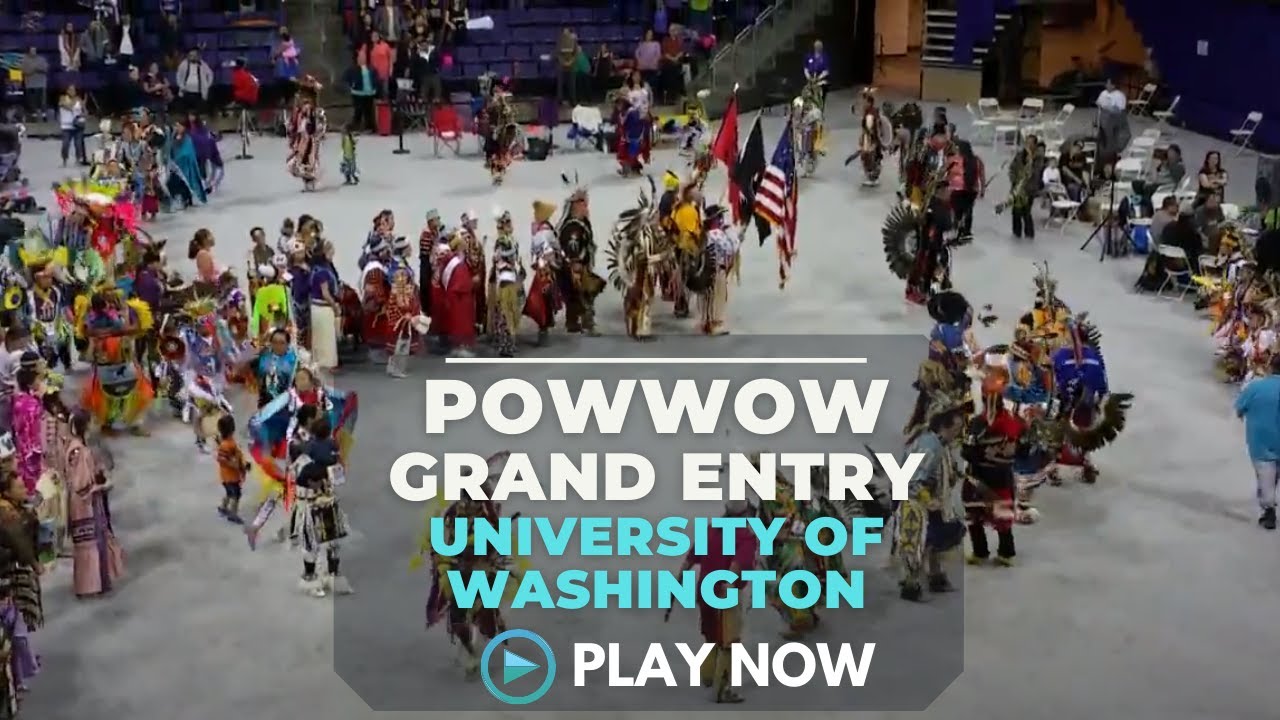 Grand Entry - University of Washington Spring Powwow 2016