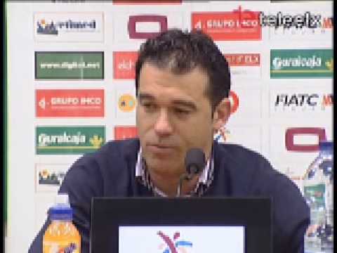 Conferencia de prensa de Luis Garc&iacute;a Plaza
