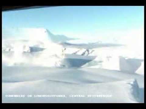 Flying Across Svalbard
