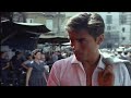 la balade de tom au march� de mongibello avec comme musique de fond un air aux intonations nostalgiques de nino rota