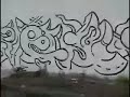 80 foot mural in two hours
