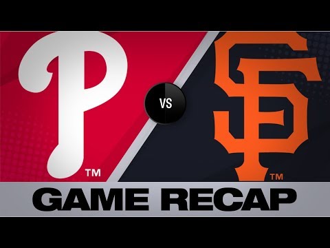Video: Bumgarner, Yastrzemski lead Giants to win | Phillies-Giants Game Highlights 8/8/19