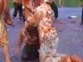GET (RED) - big ketchup fight.