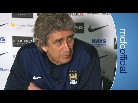 PELLEGRINI ON STRIKERS City v Wigan FA Cup press conference