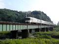 373系　普通電車　321M　鉄橋通過（2008年9月撮影）