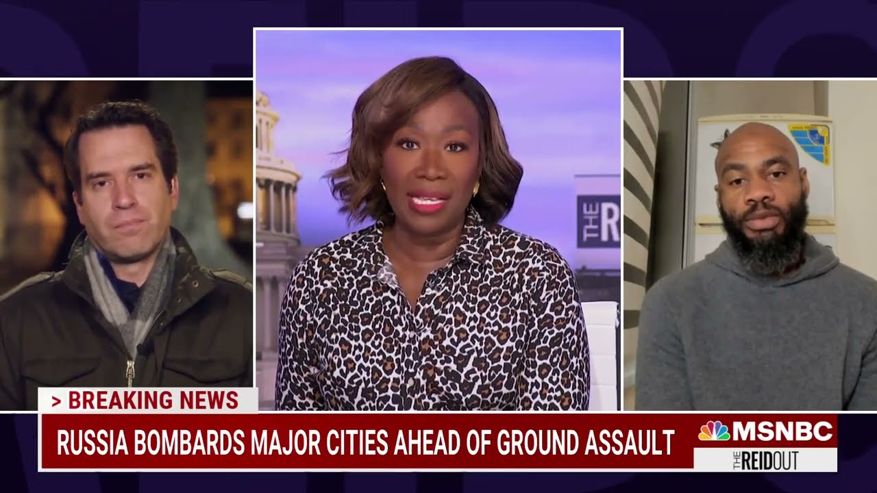 Journalist Terrell J. Starr Speaks with MSNBC about Russia Bombing Ukrainian Cities and Civilians