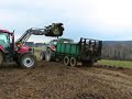 Case Maxxum 140 beim Mist laden