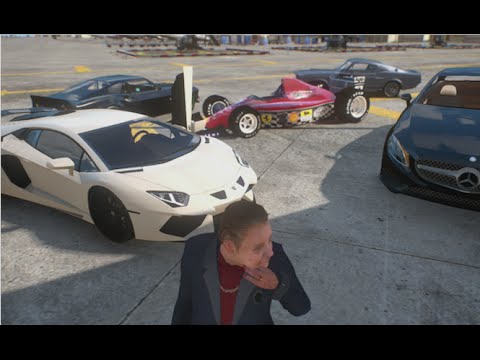 GTA (MODS)Grandma Driving 2015 Benz/RTRX/Eleanor/F1/Aventador
