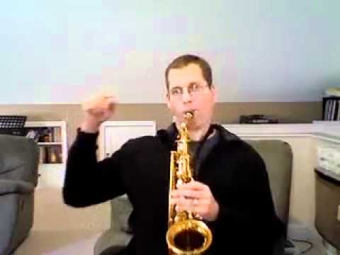 sax alto impro - www.neffmusic.com sample clip of my Beginner Jazz Improvisation Lesson 1B for alto saxophone. Visit my site to see the whole lesson.
