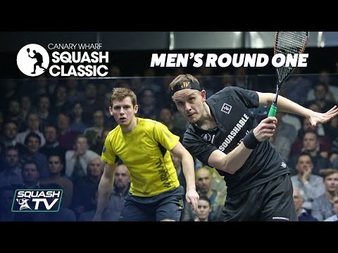 15th Canary Wharf Squash Classic 2018 - Rd 1 Roundup [Pt.2]