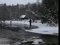 Ice Fly Fishing, Vltava River, Nov 2005