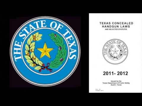 Texas - In this video I go over the important gun laws passed in the state of Texas in 2013. Several very critical changes as a defense now with inadvertant display,...