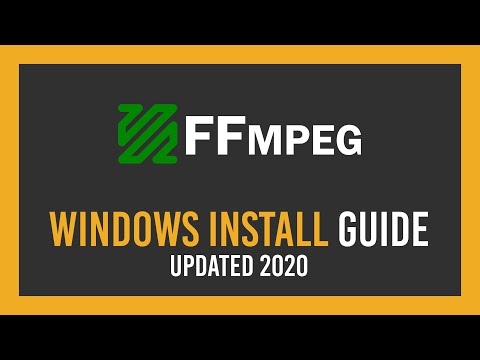 How to install FFMPEG to path