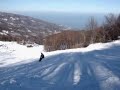 Jim Aronis snowboarding