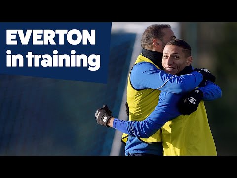 Video: READY FOR THE MERSEYSIDE DERBY! | TOFFEES IN TRAINING