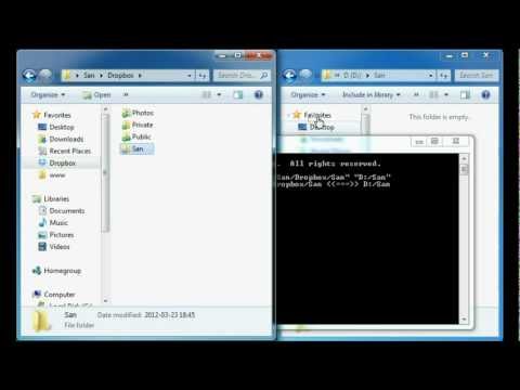 how to sync other folders with dropbox