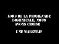 Walkyrie en foret