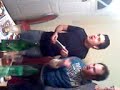 Hugo, Brian, Pablo, Tato y El Negrito cantando no se que tema lo unico que recuerdo era el corito ¨Dameeee otraa oportunidadddd¨.