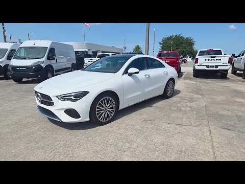 Certified Used 2025 Polar White MERCEDES-BENZ CLA 250 COUPE image 1