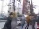 Gene Simmons filming at Abbey road