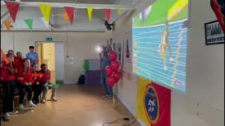 WATCH: Members of Tallaght Athletics Club cheer on clubmate Rhasidat Adeleke as she secures a silver medal