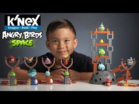 K'Nex Week Day #7 - ANGRY BIRDS SPACE: ICE BIRD BREAK DOWN! vs. Robo-COMBO!
