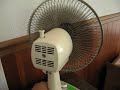 Vintage Sears 9\" Oscillating Fan