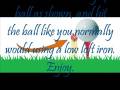 Golf Trick. Put a 'Bang' in your golf shot.