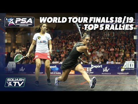 Squash: World Tour Finals 2018/19 - Top 5 Rallies