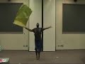 T.J.H.S.  Color Guard Routine part 1