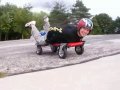 Motorized mechanics creeper 80cc motor