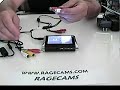 RCA LYRA X-2400 LCD DVR HELMET CAMERA RECORDER BIKE CAM DV CF VIDEO REAL TIME CAPTURE  CARD 30 FPS