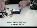 RCA LYRA X-2400 LCD DVR HELMET CAMERA RECORDER BIKE CAM DV CF VIDEO REAL TIME CAPTURE  CARD 30 FPS