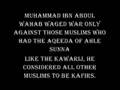Re: Wahhabism Unveiled!!