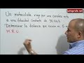 Problema sobre Movimiento RectilĂneo Uniforme