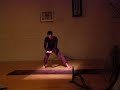 Video Doc by HGWT Video - Julia Rae Antonick (frumperlina @hotmail.com). Video Documentation specializing in performance and dance.  Links Hall presents NPN Residents Chris Aiken and Angie Hauser in Dwell, created by Chris Aiken and Angie Hauser, Music by Stephen Katz, Lighting by Rachel Damen.  12-2-06 Links Hall Chicago.