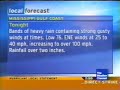 Last Clip of Hurricane Katrina local forecast 8/29/05 2:48am