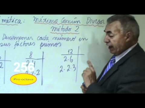 M�ximo com�n divisor (M�todo 2)