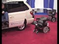 Robotic wheelchair uses lasers to dock with cars