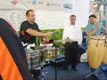 omar vizquel playing timbales with rocio y su sonora!!
