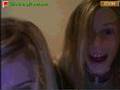 Caitlin and Brookers have a pillow fight