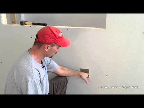how to patch gypsum board