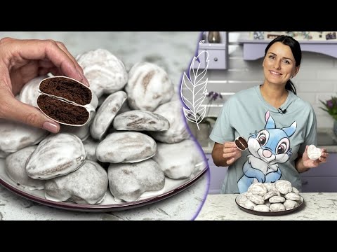Настоящие ШОКОЛАДНЫЕ ПРЯНИКИ в ГЛАЗУРИ🍪 Как в детстве!😃 Готовим вместе с Лизой Глинской😉