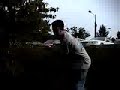 Matt skating by the dorms