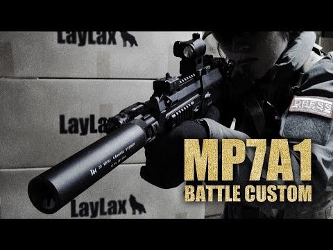 laylax - LayLaxが渾身のクオリティで提供する東京マルイ製MP7A1用のカスタムパーツ。その数々を取り付けたMP7A1